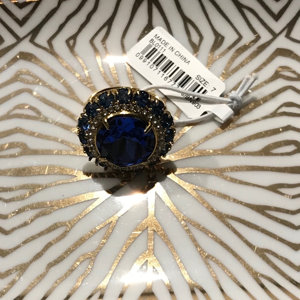 J.Crew Pave Crystal Cocktail Ring - Picture 2 of 3